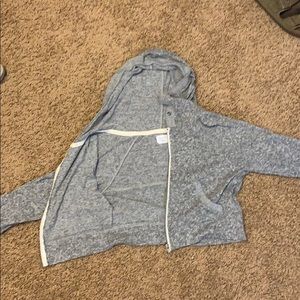 urban outfitters cropped zip up